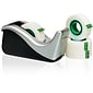 Scotch Desktop Tape Dispenser, Black and Silver, 1 Tape Dispenser, Home Office and Back to School Supplies for Classrooms