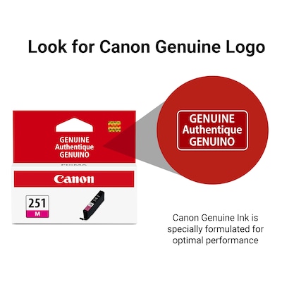 Canon 251 Magenta Standard Yield Ink Cartridge   (6515B001)