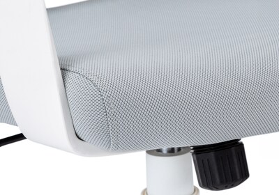 Monarch Specialties Inc. Fabric Executive Chair, Grey/White (I 7270)