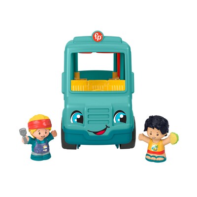 Fisher-Price Little People Serve It Up Food Truck, Multicolored (GTT73)