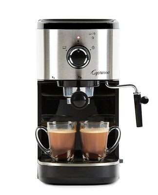 Capresso 2-Cups Pump/Automatic Espresso Machine, Silver (120.05)