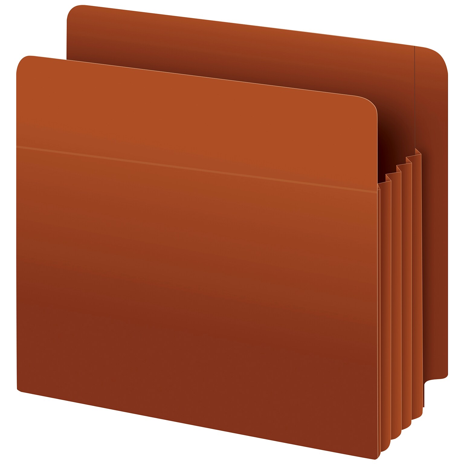 Pendaflex Reinforced File Pocket, 3 1/2 Expansion, Letter Size, Redrope (95343)