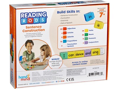 hand2mind Reading Rods Sentence Construction (95397)