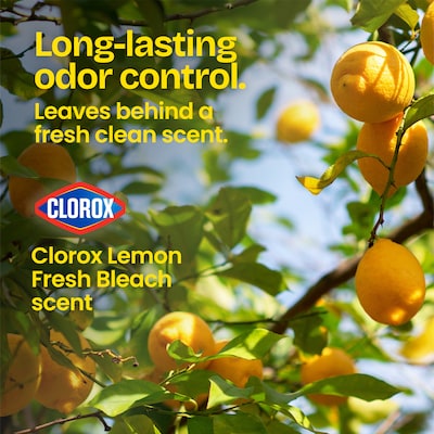 Glad with Clorox Medium 8 Gallon Drawstring Kitchen Trash Bag, Lemon Fresh Bleach Scent, 26 Total Bags (79316)