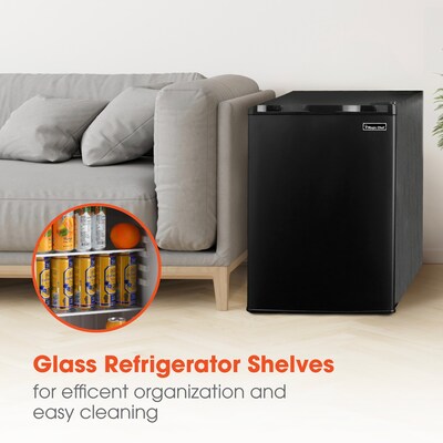 Magic Chef Adjustable Temperature Control Refrigerators, 2.6 Cu. Ft., Black (HMAR265BE)