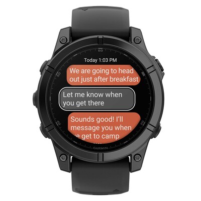 Garmin fenix E AMOLED Multisport GPS Smartwatch, Slate Gray & Black, 47mm (GRM0302503)