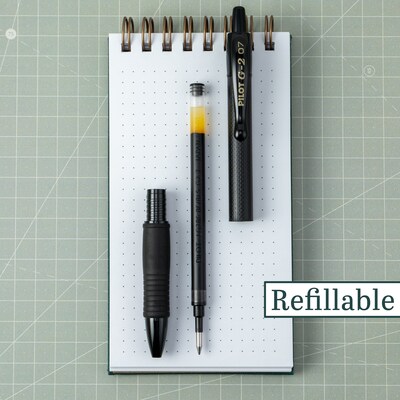 Pilot Pilot G2 Edge Retractable Gel Pen, Fine Point, 0.7mm, Black Ink, 36/Pack (8469)