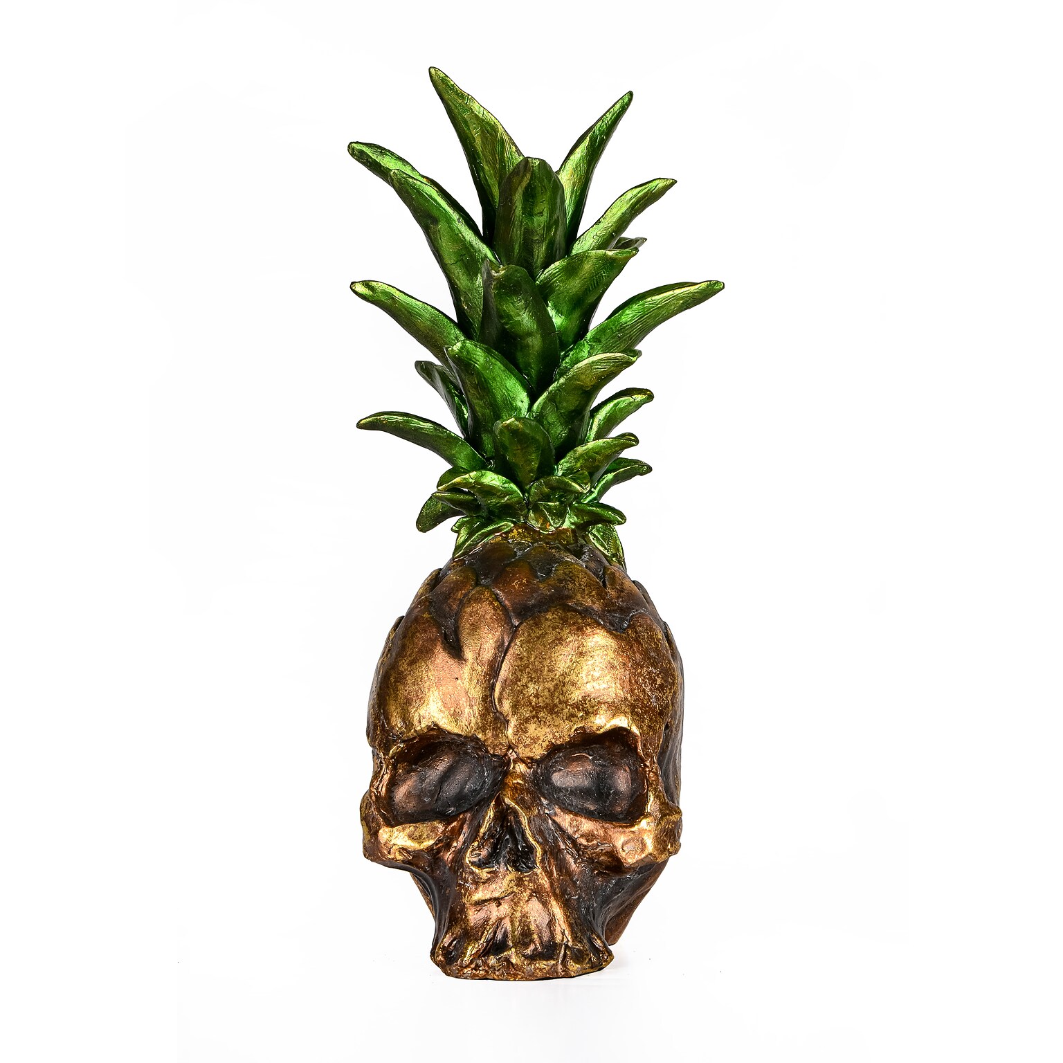 National Tree Company 14 Halloween Pineapple Skull Tabletop Decor (HH75-HP203417Z1)