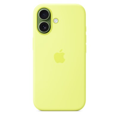 Apple Silicone MagSafe Phone Case for iPhone 17, Neon Yellow (MGEV4ZM/A)