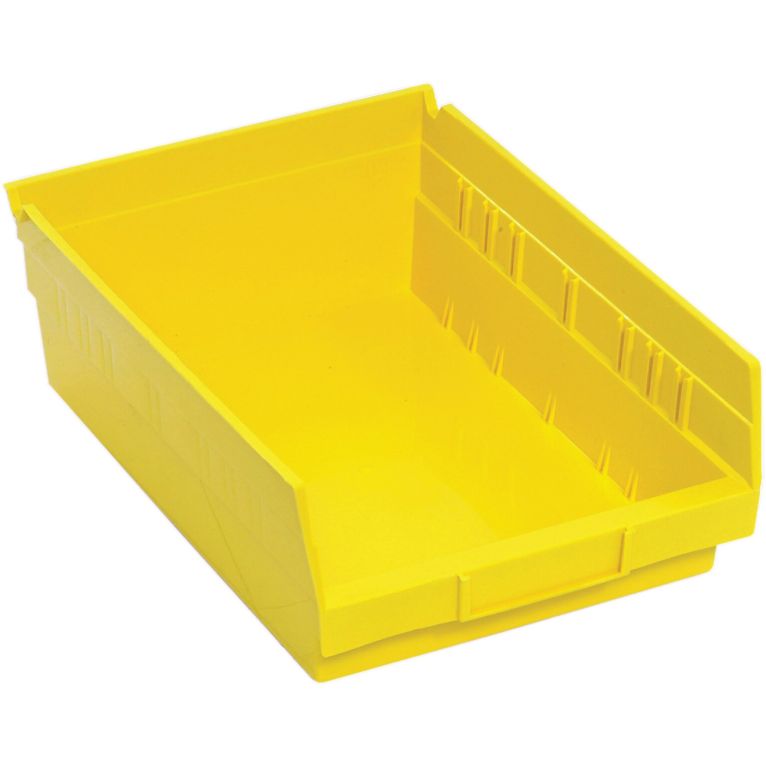 Quantum Storage Systems Shelf Bin, 11 5/8 x 8 3/8 x 4, Yellow, 20/Ct (Qsb107-Y)
