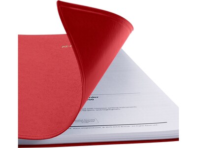 2025 AT-A-GLANCE 9" x 11" Monthly Planner, Faux Leather Cover, Red (70-250-13-25)