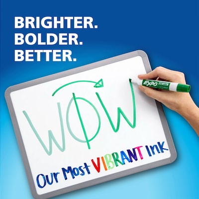Expo Low Odor Dry Erase Marker, Ultra Fine Tip, Assorted Colors, 8/Pack (1884309)