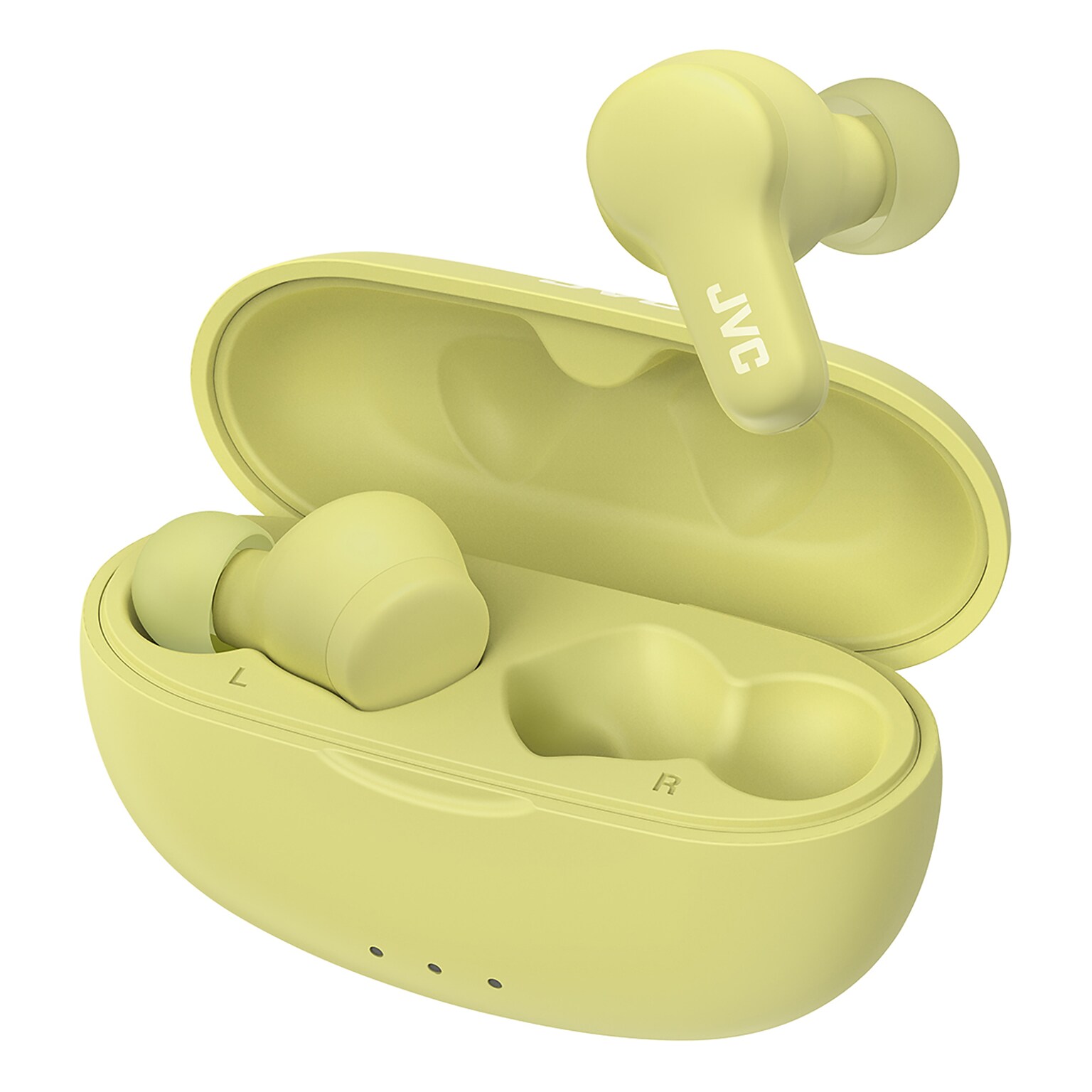 JVC Gumy Wireless Earbuds, Bluetooth, Apple Green (JVCHAA7T2G)