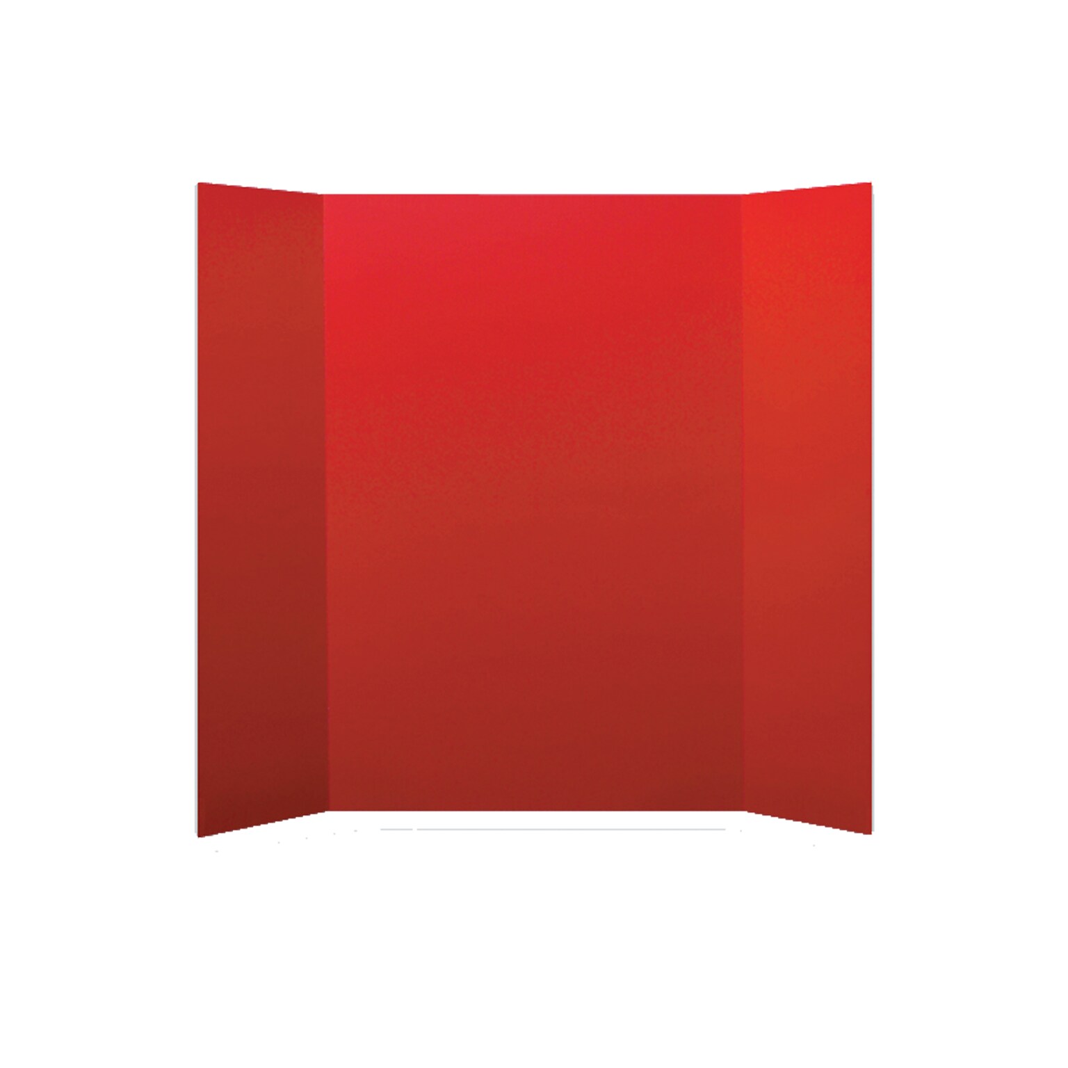 Flipside Tri-Fold Foam Board, 48 x 36, Red, 3/Pack (30089-3)