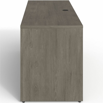 Lorell Prominence 2.0 Left-Pedestal Credenza (LLRPC2466LGE)
