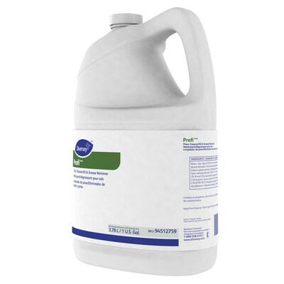 Diversey Profi Floor Cleaner/Oil & Grease Remover, 128 Oz., 4/Carton (94512759)