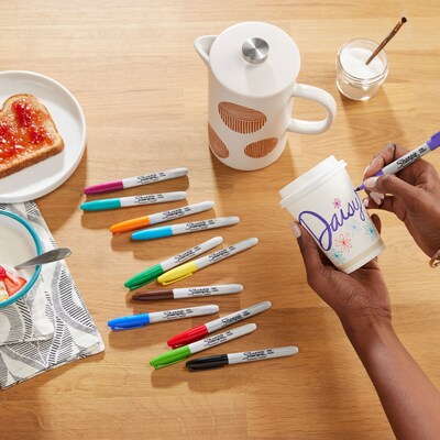 Sharpie Permanent Markers, Assorted Tips, Assorted Colors, 21/Pack (2199291)