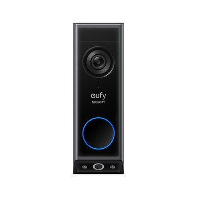 Eufy Outdoor Wireless Video Doorbell, Black (T8214111)