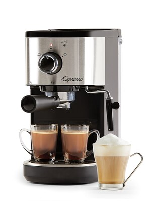 Capresso 2-Cups Pump/Automatic Espresso Machine, Silver (120.05)