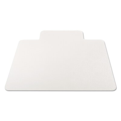 Alera All Day Use Non-Studded Chair Mat for Hard Floors, 45 x 53, Wide Lipped, Clear (CM2E232ALEPL)