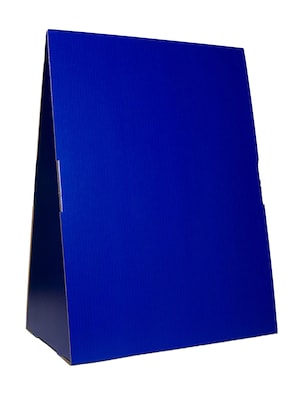 Flipside Spiral-Bound Flip Chart Easel, 24, Blue Cardboard (30500)