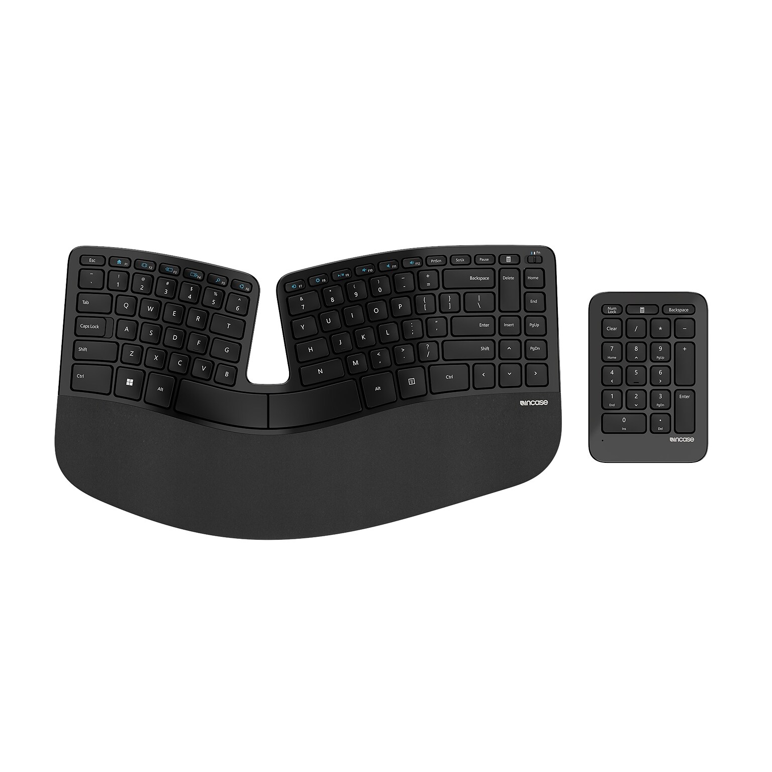 Incase Sculpt Ergonomic Designed by Microsoft Wireless Keyboard, Black (5KV-00001)