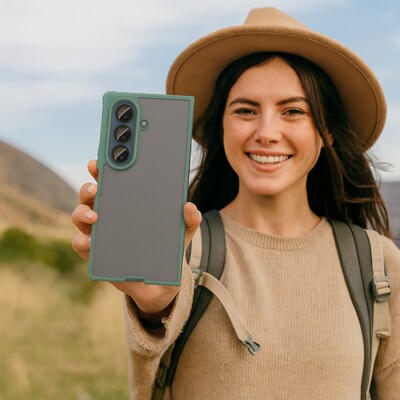 SaharaCase Venture Series Slim Case for Galaxy Z Fold7, Cactus Green (CP00877)