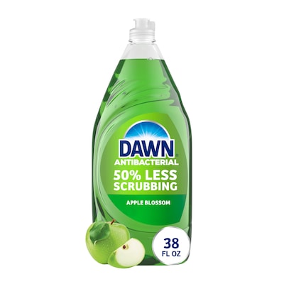 Dawn Ultra Antibacterial Liquid Dish Soap, Apple Blossom, 38 oz. (01134/91092)