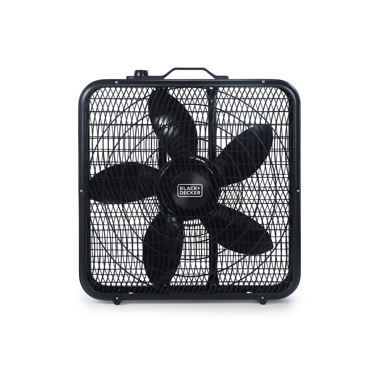 Black & Decker 20 Box Fan, 3-Speed, Black (BFB20SB)