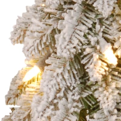 National Tree Company Snowy Downswept Forest Tree Artificial Christmas Trees FTDF1-60ALO