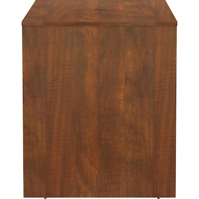 Lorell Essentials Series 72"W Office Desk, Cherry (LLR69660)