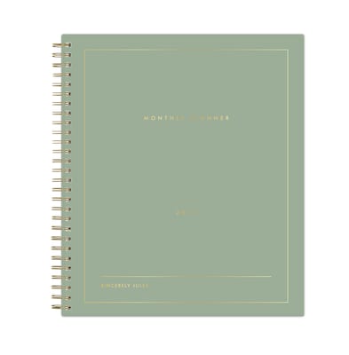 2027 Blue Sky Sincerely Jules 8 x 10 Monthly Planner, Sage (164249)