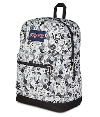 JanSport Cross Town Plus Laptop Backpack, Small, Doodle Dots (JS0A7ZNZA0G)