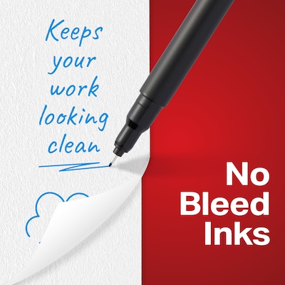 Sharpie Felt Pen, Fine Point, 0.4 mm, Blue Ink, Dozen (1742664)