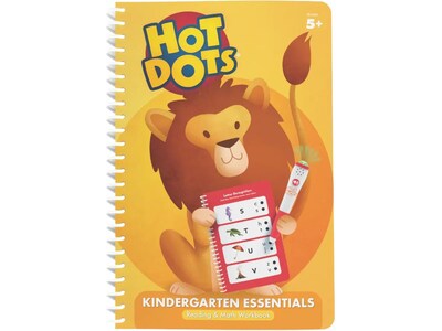 Educational Insights Hot Dots Kindergarten Essentials Reading and Math Workbook (2443)