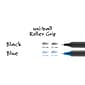 uniball Roller Grip Pen, Micro Point, 0.5mm, Black Ink, 12/Pack (60704)