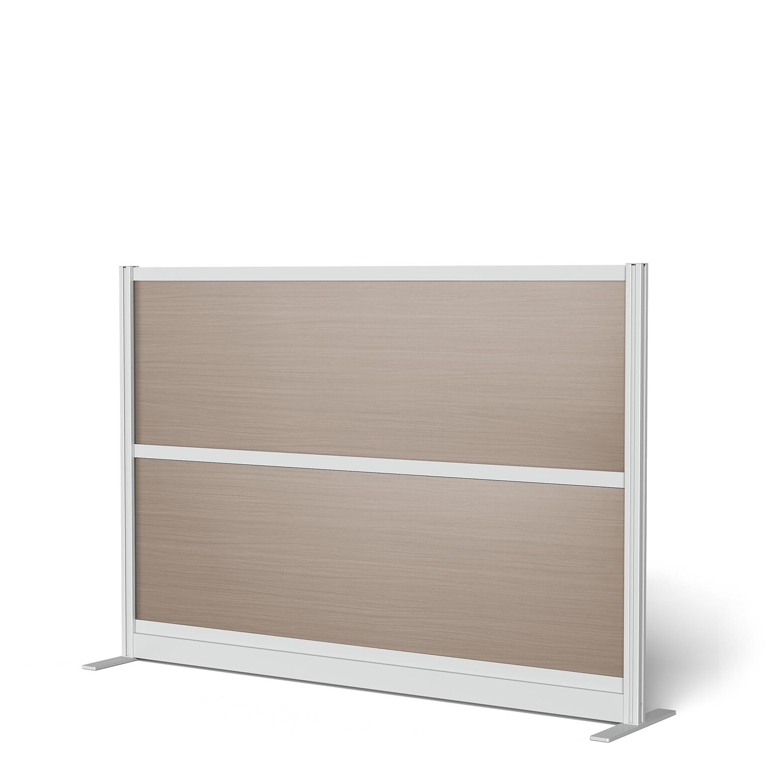 Luxor Oakwood 2-Panel Room Divider, 48H x 70W, Oak Grain (PPWL011)