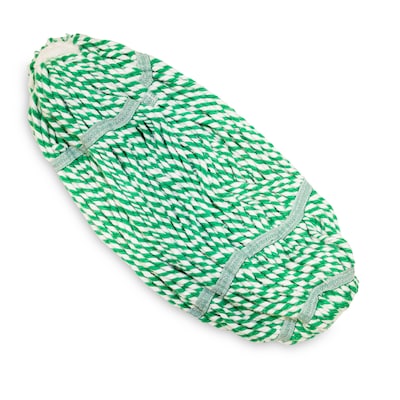 Libman Tornado Twist Mop Head, #16, White/Green, 4/Carton (2031)