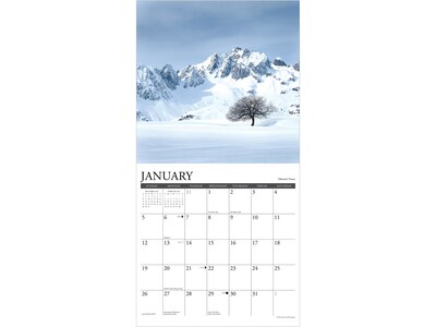 2025 Willow Creek Mountain View 12" x 12" Monthly Wall Calendar (44056)