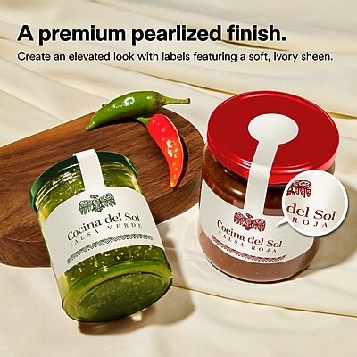 Avery Laser/Inkjet Multipurpose Labels, 5-7/8" x 4", Pearlized Ivory, 30 Labels/Pack (19479370776)