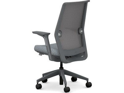 HON Cipher Mesh/Fabric Swivel Task Chair, Basalt/Charcoal (HCFRT.STC.H.S.IC.APX25.TC00.AL.ST.SB.S)