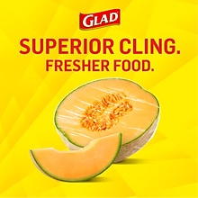 Glad Cling ‘N Seal Plastic Food Wrap, 200 Square Foot Roll, 12/Carton (00020)