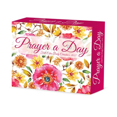 2027 Willow Creek Prayer a Day 6.2 x 5.4 Day-to-Day Calendar, Assorted Colors (65044)