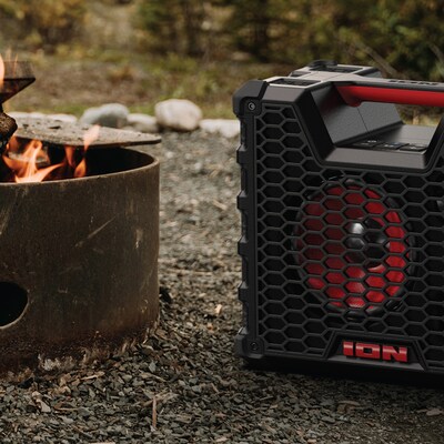 ION Tailgater Tough Wireless Bluetooth Portable All-Weather Speaker, Water Resistant, Black (TLGATTGHXUS)