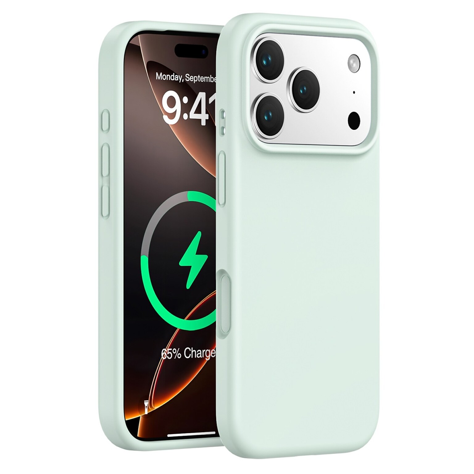SaharaCase Venture Series MagSafe Compatible Phone Case for iPhone 17 Pro, Shock Absorbing, Green Oasis (CP00974)