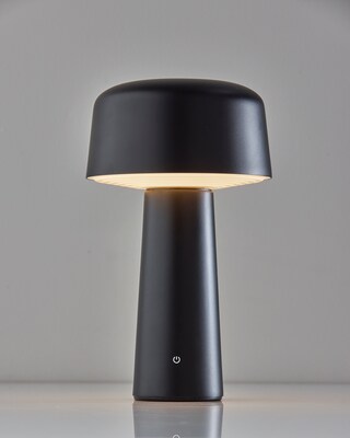 Adesso Lenny LED Table Lamp, Black (4094-01)
