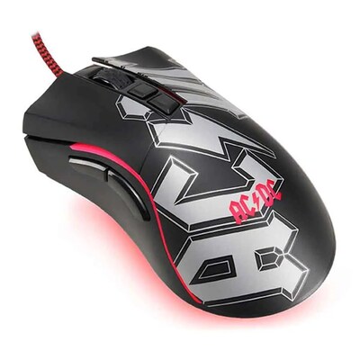 Subsonic AC/DC® Ergonomic Optical Gaming Mouse, Multicolored (SA5612-A1)