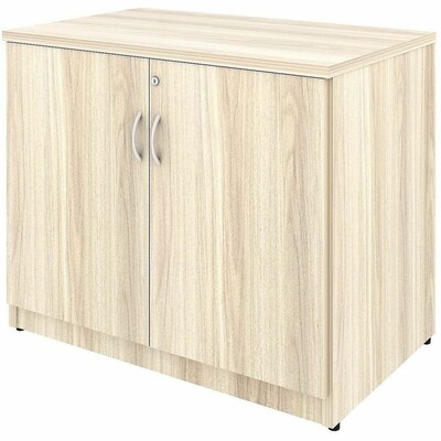 Lorell Essentials Series 29.5" Storage Cabinet With 2-Doors, Modern Elm (LLR66333)