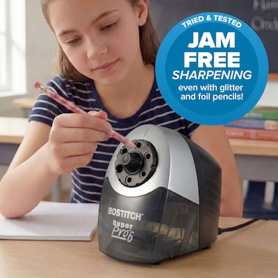 Bostitch SuperPro 6 Electric Pencil Sharpener, Gray (EPS12HC)
