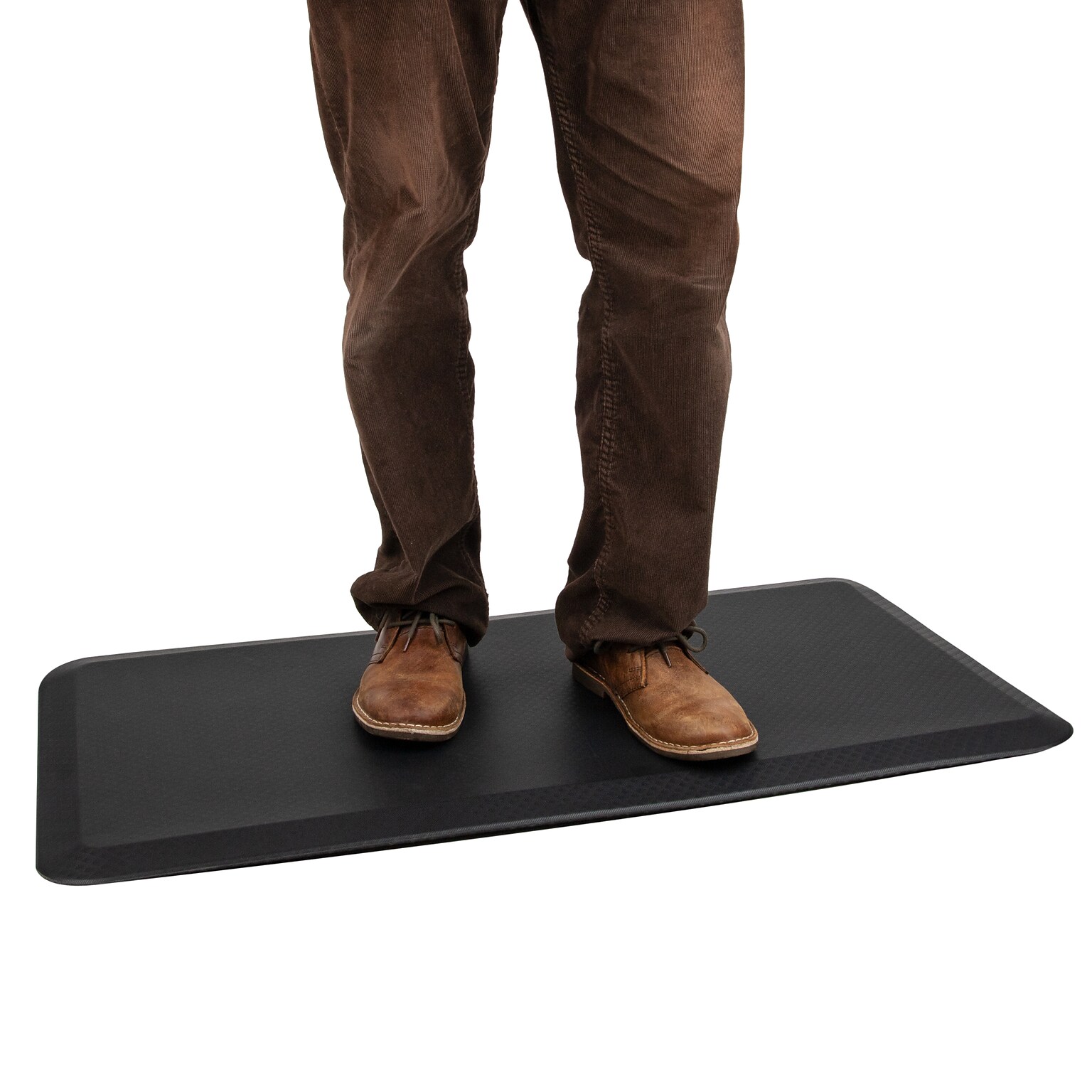 Mind Reader Anti-Fatigue Standing Desk Mat, 39.5 x 20.25, Black (SDMAT-BLK)